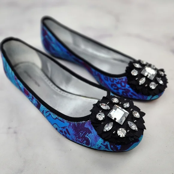 š„³SALE!š„³Adrienne Vittadini Rhinestone flats - Picture 10 of 15